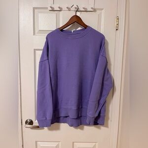 oversized aerie crewneck